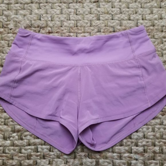 LULULEMON Jubilee Speed Shorts Sz 0 - Picture 1 of 3